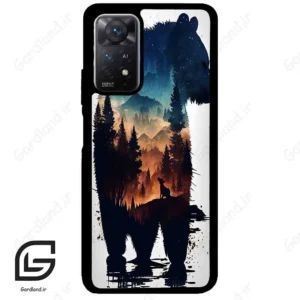 قاب گوشی شیائومی ردمی نوت 11 (Redmi Note 11 5g ) طرح خرس کد 2449