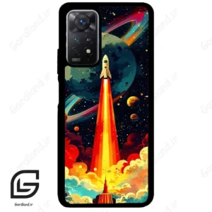 قاب گوشی شیائومی ردمی نوت 11 (Redmi Note 11 5g ) طرح موشک کد 2463