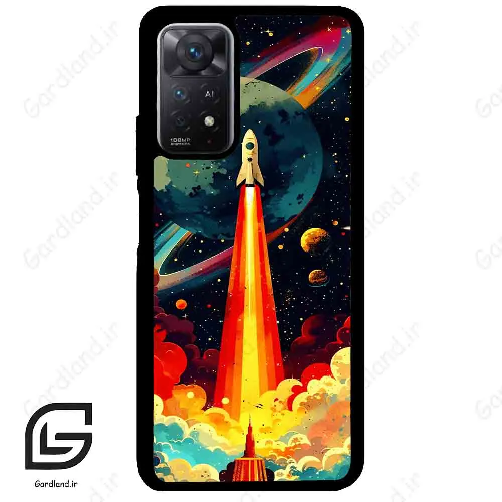 قاب گوشی شیائومی ردمی نوت 11 (Redmi Note 11 5g ) طرح موشک کد 2463