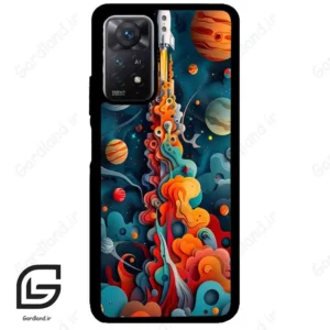 قاب گوشی شیائومی ردمی نوت 11 (Redmi Note 11 5g ) طرح موشک کد 2470
