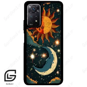 قاب گوشی شیائومی ردمی نوت 11 (Redmi Note 11 5g ) طرح ماه کد 2474