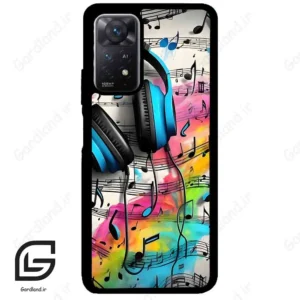 قاب گوشی شیائومی ردمی نوت 11 (Redmi Note 11 5g ) طرح موسیقی کد 2482