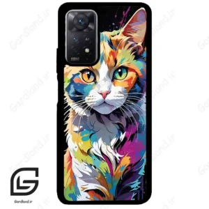 قاب گوشی شیائومی ردمی نوت 11 (Redmi Note 11 5g ) طرح گربه کد 2483