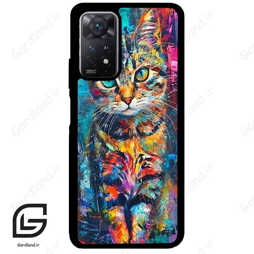قاب گوشی شیائومی ردمی نوت 11 (Redmi Note 11 5g ) طرح گربه کد 2488