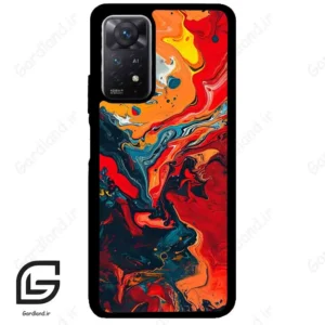 قاب گوشی شیائومی ردمی نوت 11 (Redmi Note 11 5g ) طرح ابرنگی کد 2490