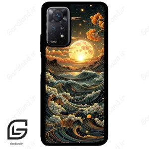 قاب گوشی شیائومی ردمی نوت 11 (Redmi Note 11 5g ) طرح غروب کد 2505