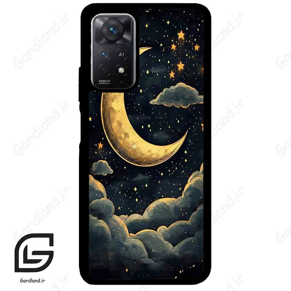 قاب گوشی شیائومی ردمی نوت 11 (Redmi Note 11 5g ) طرح ماه کد 2547