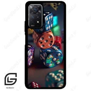 قاب گوشی شیائومی ردمی نوت 11 (Redmi Note 11 5g ) طرح تاس کد 2556