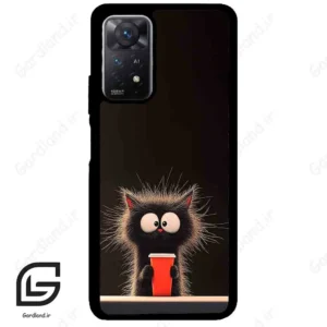 قاب گوشی شیائومی ردمی نوت 11 (Redmi Note 11 5g ) طرح گربه کد 2580