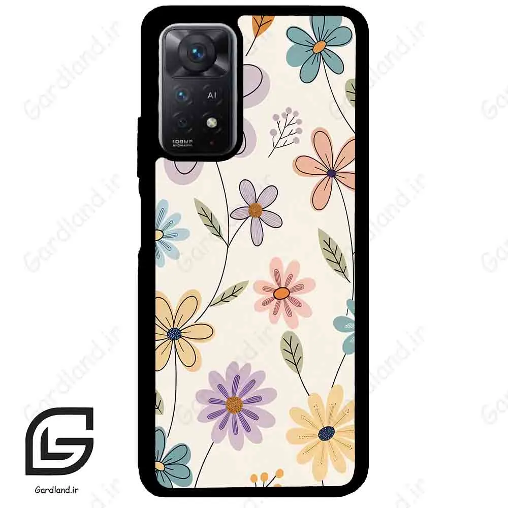 قاب گوشی شیائومی ردمی نوت 11 (Redmi Note 11 5g ) طرح گل کد 2587