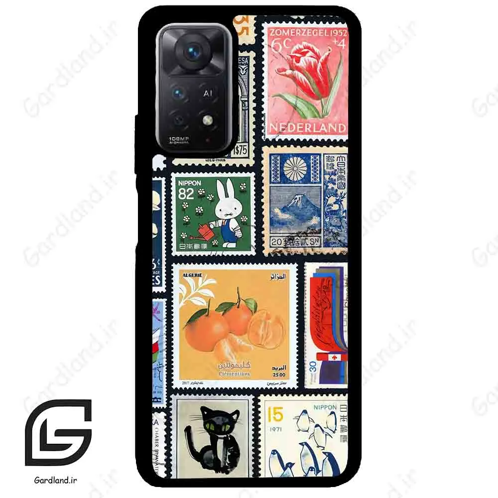 قاب گوشی شیائومی ردمی نوت 11 (Redmi Note 11 5g ) طرح تمبر کد 2603