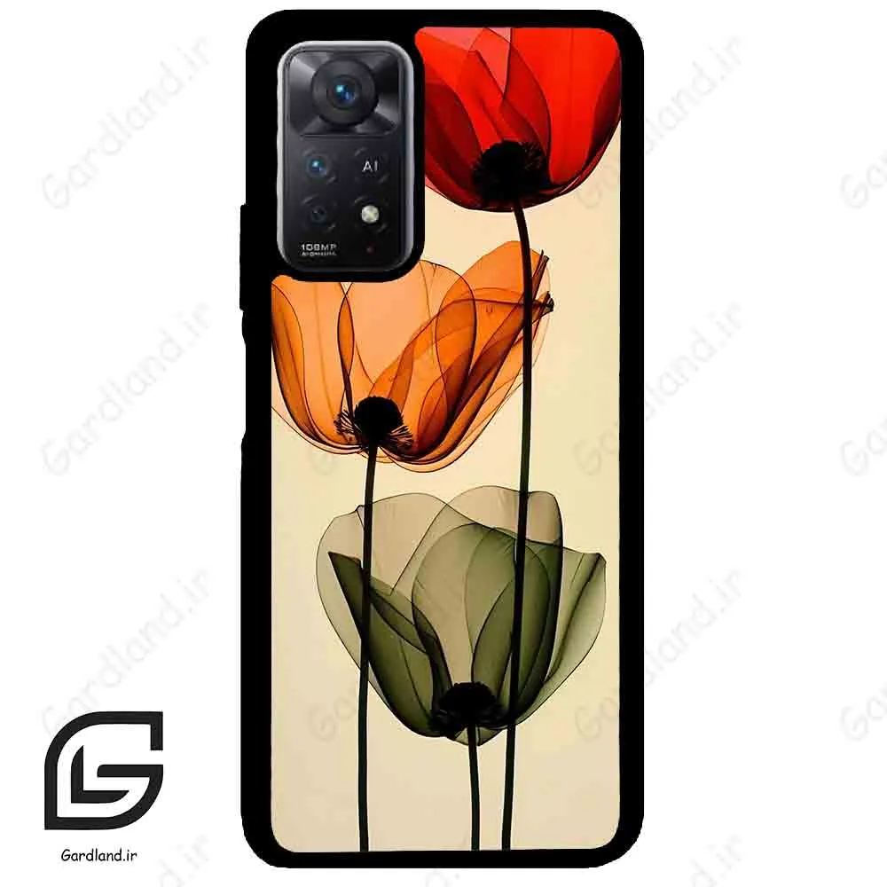 قاب گوشی شیائومی ردمی نوت 11 (Redmi Note 11 5g ) طرح گل کد 2650