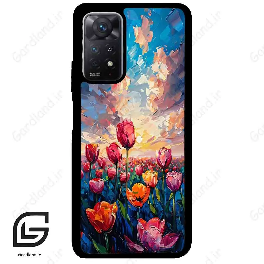 قاب گوشی شیائومی ردمی نوت 11 (Redmi Note 11 5g ) طرح گل کد 2687