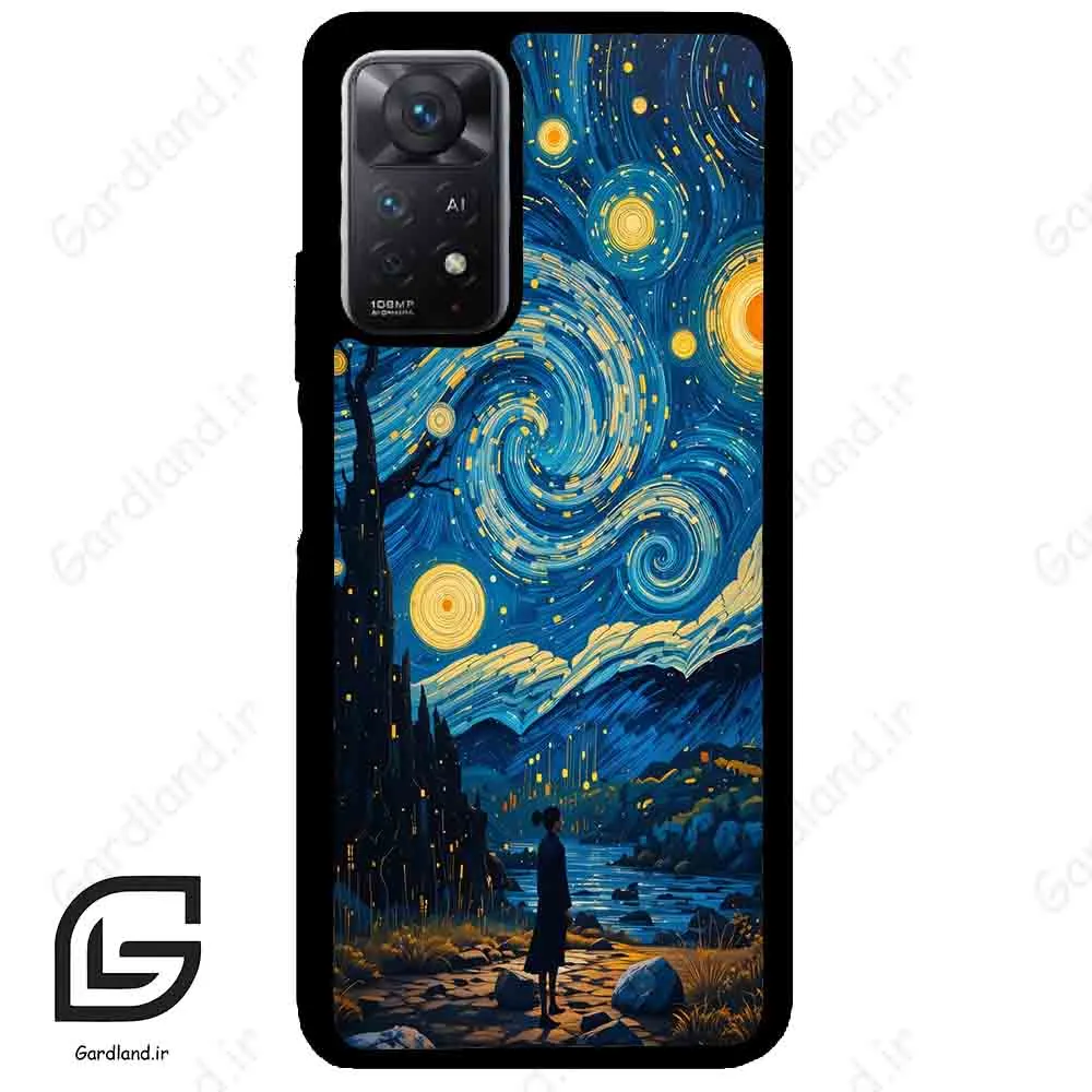 قاب گوشی شیائومی ردمی نوت 11 (Redmi Note 11 5g ) طرح شب کد 2801