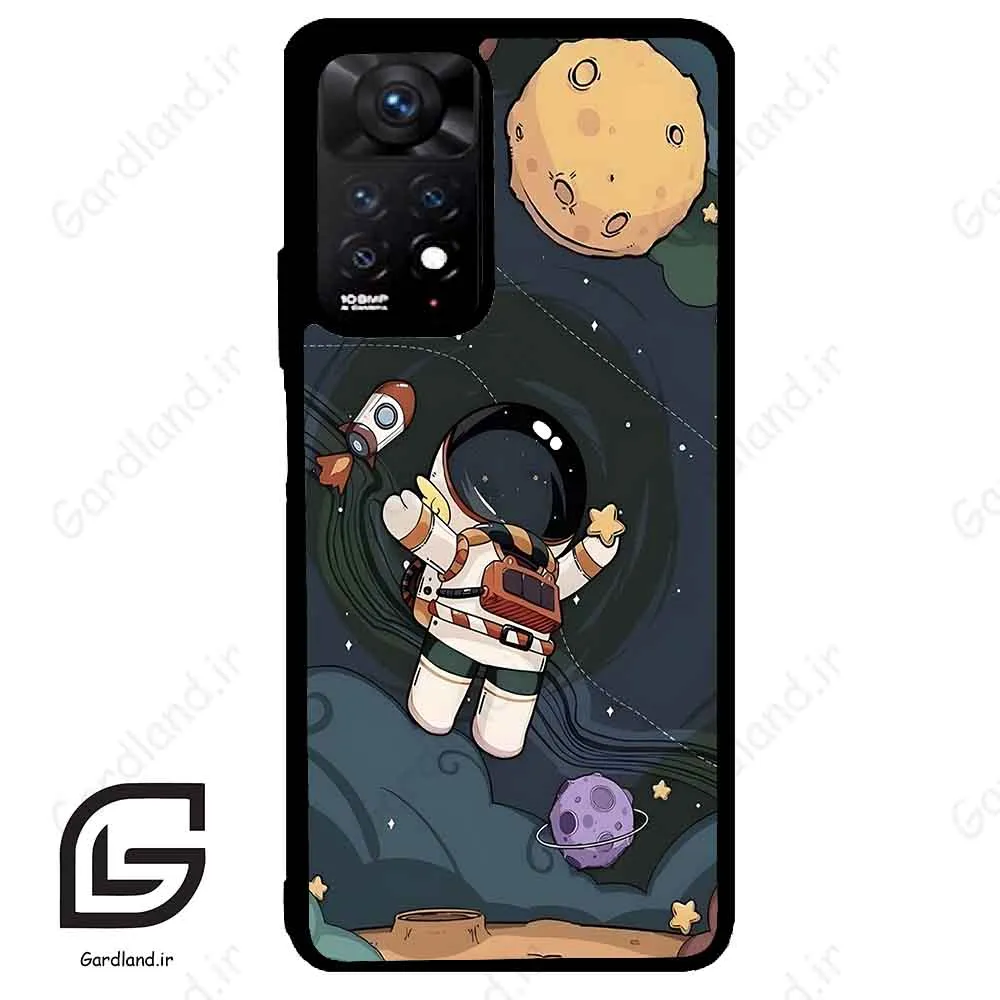 قاب گوشی شیائومی ردمی نوت 11 پرو (Redmi Note 11 Pro ) طرح فضانورد کد 2001