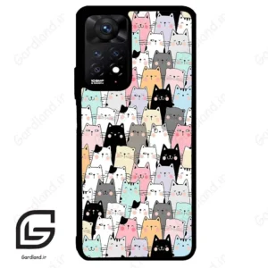 قاب گوشی شیائومی ردمی نوت 11 پرو (Redmi Note 11 Pro ) طرح گربه کد 2019