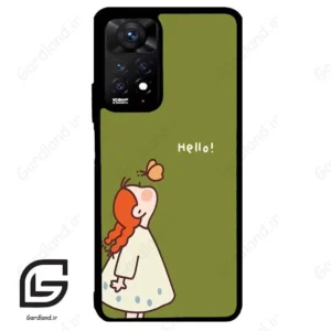 قاب گوشی شیائومی ردمی نوت 11 پرو (Redmi Note 11 Pro ) طرح دخترانه کد 2044
