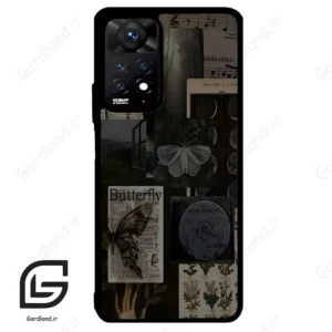 قاب گوشی شیائومی ردمی نوت 11 پرو (Redmi Note 11 Pro ) طرح پروانه کد 2096