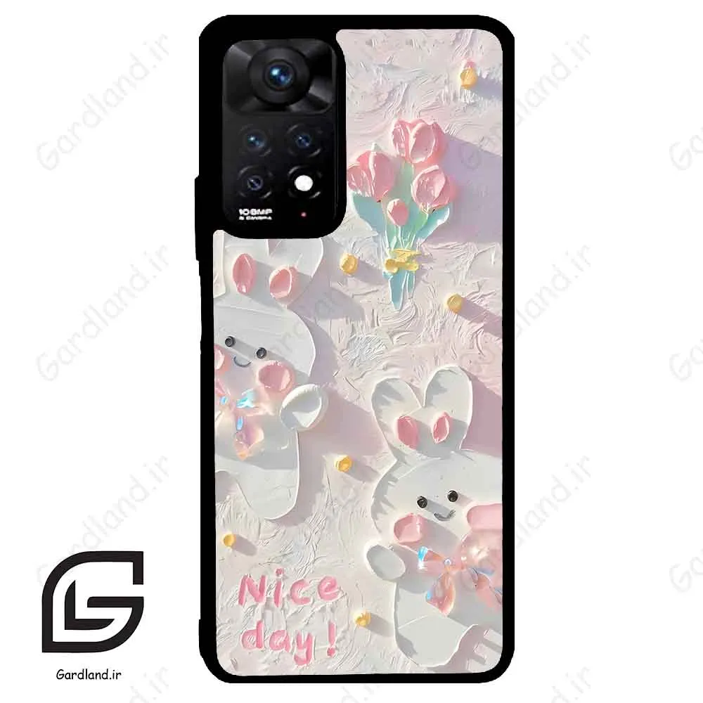 قاب گوشی شیائومی ردمی نوت 11 پرو (Redmi Note 11 Pro ) طرح خرگوشی کد 2097
