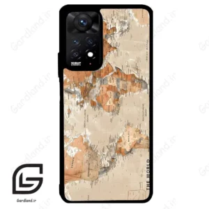 قاب گوشی شیائومی ردمی نوت 11 پرو (Redmi Note 11 Pro ) طرح نقشه کد 2187