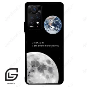 قاب گوشی شیائومی ردمی نوت 11 پرو (Redmi Note 11 Pro ) طرح ماه کد 2190