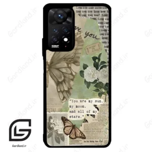 قاب گوشی شیائومی ردمی نوت 11 پرو (Redmi Note 11 Pro ) طرح پروانه کد 2244