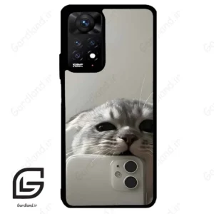 قاب گوشی شیائومی ردمی نوت 11 پرو (Redmi Note 11 Pro ) طرح گربه کد 2246