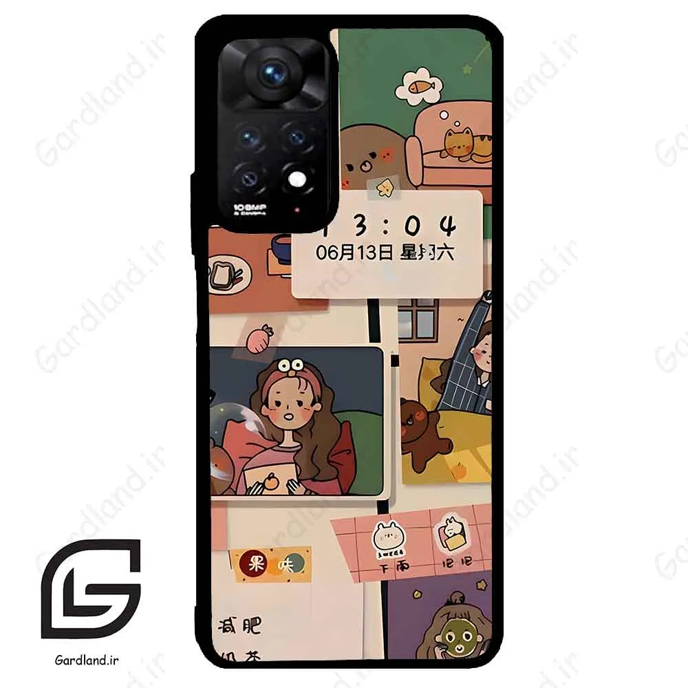قاب گوشی شیائومی ردمی نوت 11 پرو (Redmi Note 11 Pro ) طرح دخترانه کد 2254