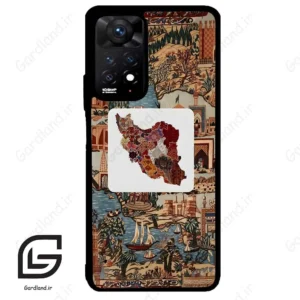 قاب گوشی شیائومی ردمی نوت 11 پرو (Redmi Note 11 Pro ) طرح نقشه ایران کد 2287