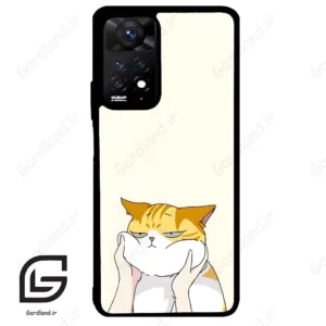 قاب گوشی شیائومی ردمی نوت 11 پرو (Redmi Note 11 Pro ) طرح گربه کد 2298