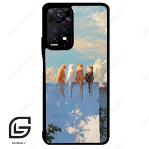 قاب گوشی شیائومی ردمی نوت 11 پرو (Redmi Note 11 Pro ) طرح گربه کد 2367