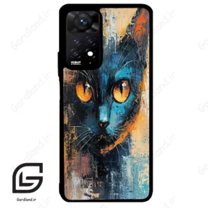 قاب گوشی شیائومی ردمی نوت 11 پرو (Redmi Note 11 Pro ) طرح گربه کد 2397