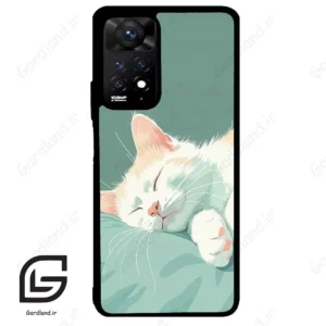 قاب گوشی شیائومی ردمی نوت 11 پرو (Redmi Note 11 Pro ) طرح گربه کد 2403