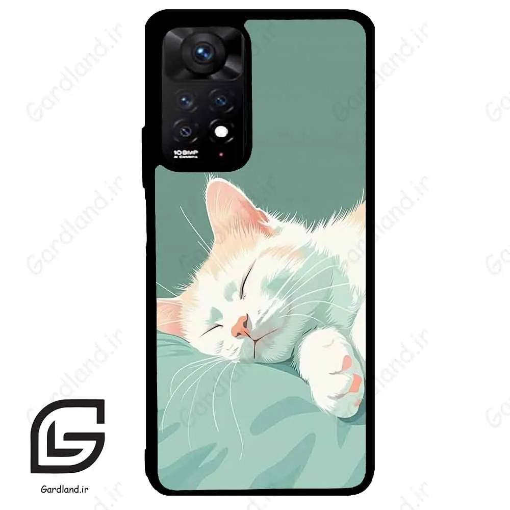 قاب گوشی شیائومی ردمی نوت 11 پرو (Redmi Note 11 Pro ) طرح گربه کد 2403