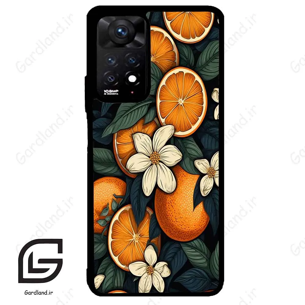 قاب گوشی شیائومی ردمی نوت 11 پرو (Redmi Note 11 Pro ) طرح پرتقالی کد 2423