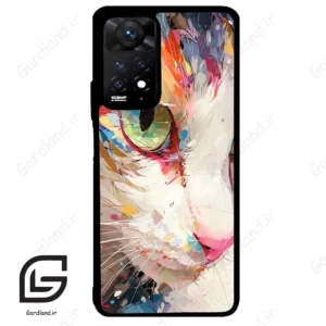 قاب گوشی شیائومی ردمی نوت 11 پرو (Redmi Note 11 Pro ) طرح گربه کد 2437