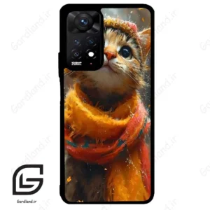 قاب گوشی شیائومی ردمی نوت 11 پرو (Redmi Note 11 Pro ) طرح گربه کد 2440
