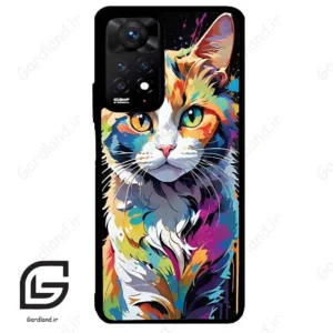 قاب گوشی شیائومی ردمی نوت 11 پرو (Redmi Note 11 Pro ) طرح گربه کد 2483