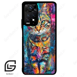 قاب گوشی شیائومی ردمی نوت 11 پرو (Redmi Note 11 Pro ) طرح گربه کد 2488
