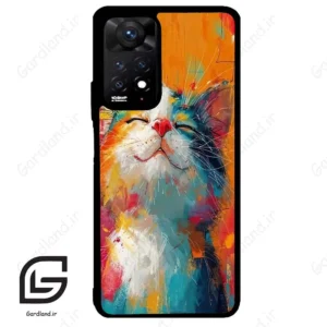 قاب گوشی شیائومی ردمی نوت 11 پرو (Redmi Note 11 Pro ) طرح گربه کد 2489