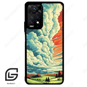 قاب گوشی شیائومی ردمی نوت 11 پرو (Redmi Note 11 Pro ) طرح ابرنگی کد 2491
