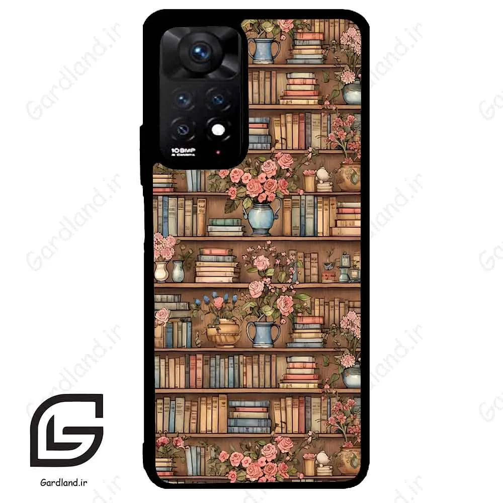 قاب گوشی شیائومی ردمی نوت 11 پرو (Redmi Note 11 Pro ) طرح کتابخانه کد 2535
