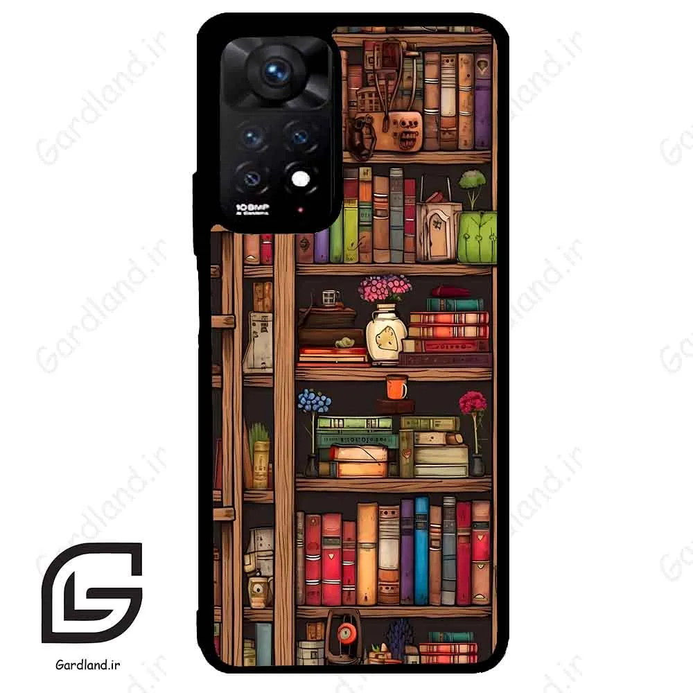 قاب گوشی شیائومی ردمی نوت 11 پرو (Redmi Note 11 Pro ) طرح کتابخانه کد 2537