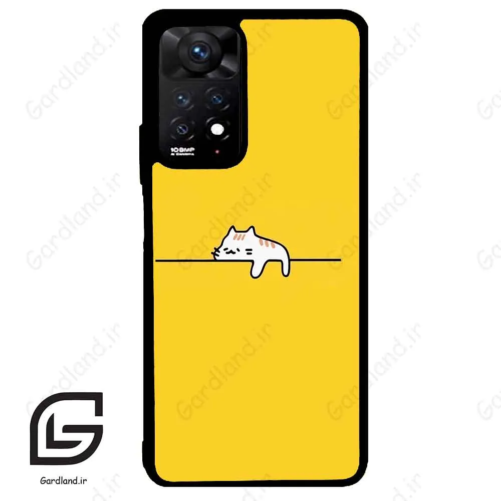 قاب گوشی شیائومی ردمی نوت 11 پرو (Redmi Note 11 Pro ) طرح گربه کد 2550