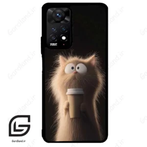 قاب گوشی شیائومی ردمی نوت 11 پرو (Redmi Note 11 Pro ) طرح گربه کد 2567