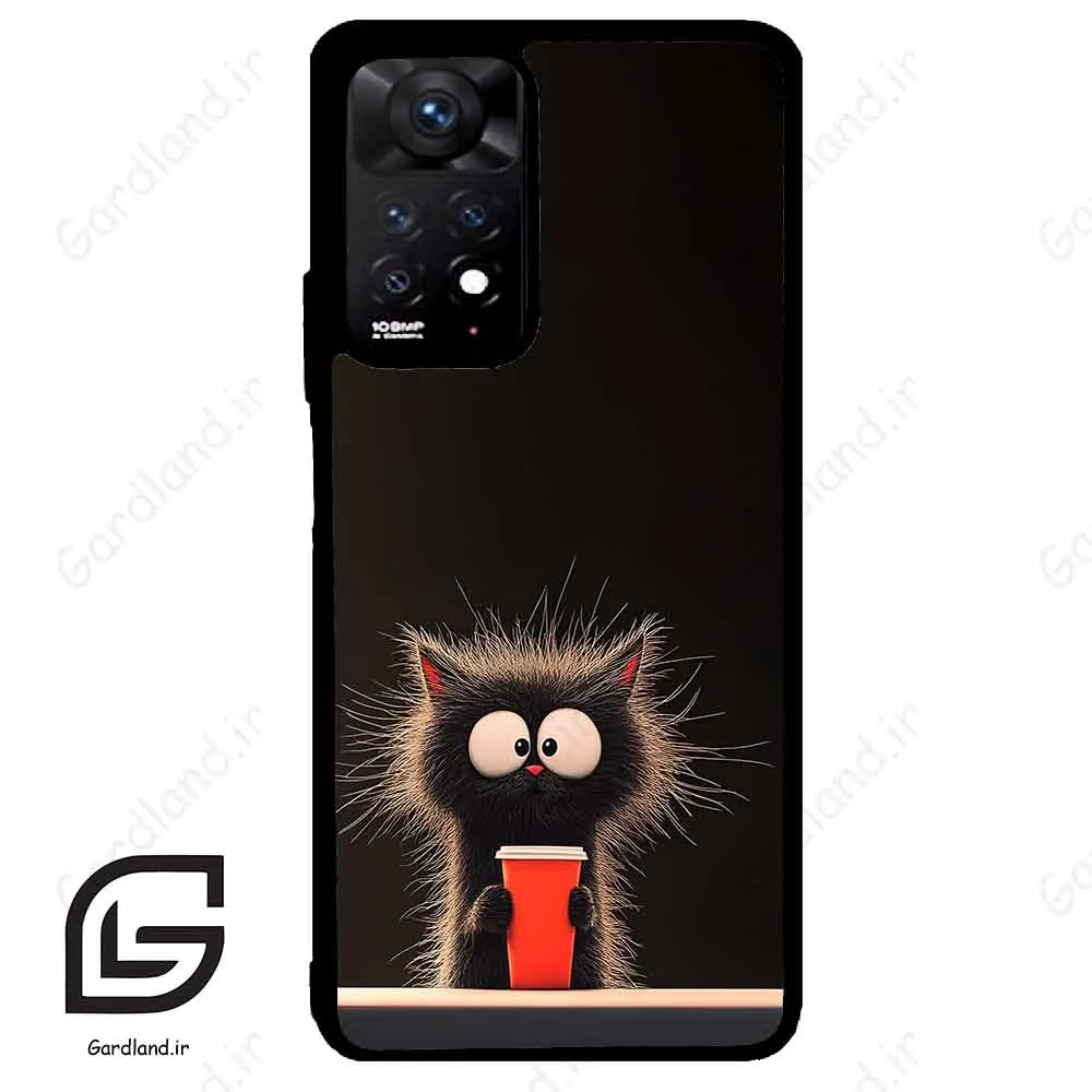 قاب گوشی شیائومی ردمی نوت 11 پرو (Redmi Note 11 Pro ) طرح گربه کد 2580