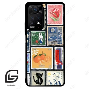 قاب گوشی شیائومی ردمی نوت 11 پرو (Redmi Note 11 Pro ) طرح تمبر کد 2603