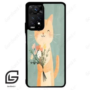 قاب گوشی شیائومی ردمی نوت 11 پرو (Redmi Note 11 Pro ) طرح گربه کد 2619