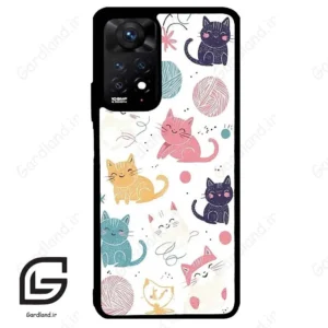 قاب گوشی شیائومی ردمی نوت 11 پرو (Redmi Note 11 Pro ) طرح گربه کد 2620