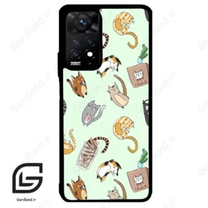 قاب گوشی شیائومی ردمی نوت 11 پرو (Redmi Note 11 Pro ) طرح گربه کد 2622